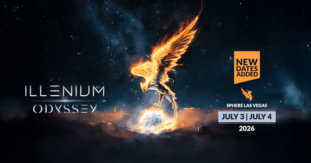 Illenium Show — Sphere Las Vegas — Groom & CFX work by Eric Fernandez